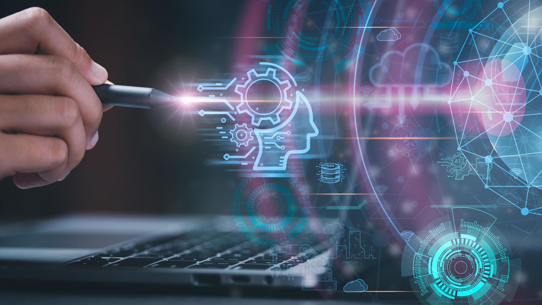 Technology Solutions Illustration
